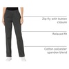 Lee Women’s Petite Relaxed Fit All Day Straight Leg Pant(Charcoal Heather)