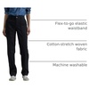 Lee Women’s Petite Ultra Lux Comfort with Flex-to-go Utility Pant(Unionall Black)