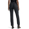 Lee Women’s Petite Wrinkle Free Relaxed Fit Straight Leg Pant(Black/Charcoal Plaid)