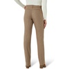Lee Women’s Petite Wrinkle Free Relaxed Fit Straight Leg Pant(Dark Earth)
