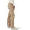 Lee Women’s Petite Wrinkle Free Relaxed Fit Straight Leg Pant(Flax)