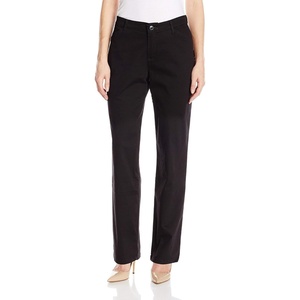 Lee Women’s Petite Relaxed Fit All Day Straight Leg Pant(Black)