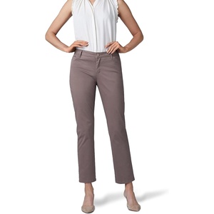 Lee Women’s Petite Relaxed Fit All Day Straight Leg Pant(Falcon Brown)